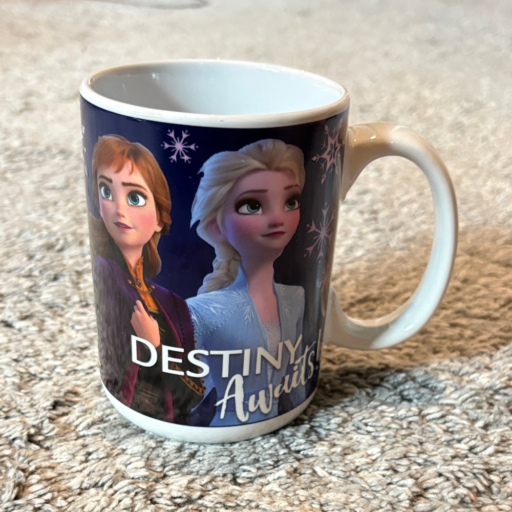 Disney Frozen Mug - Blue and White